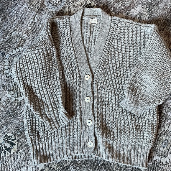 Babaa no 19 cardigan in mist - Picture 2 of 6